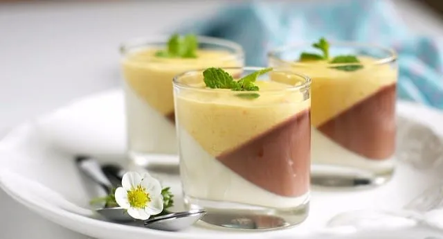 Cách làm bánh Panna Cotta 3 lớp