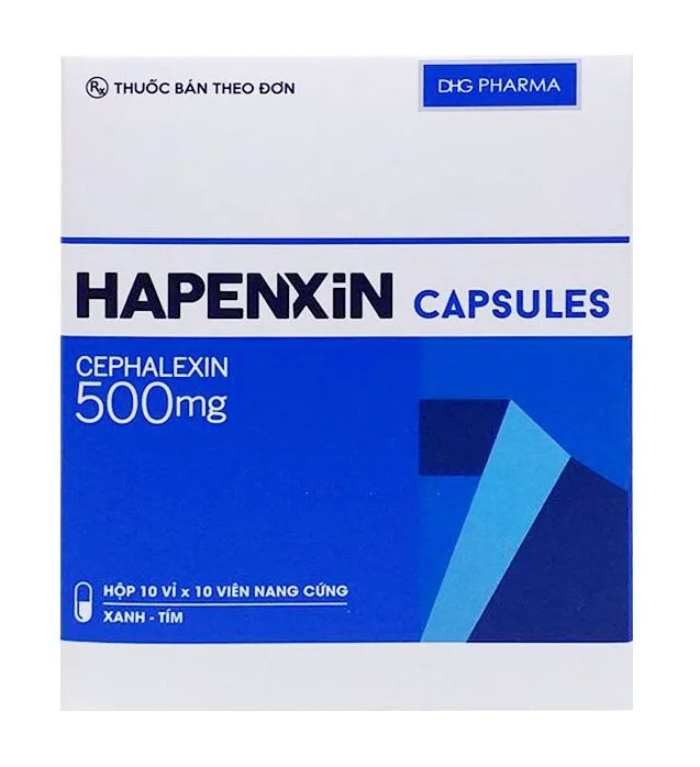 Hapenxin Capsules 500mg (10vỉ x 10viên)