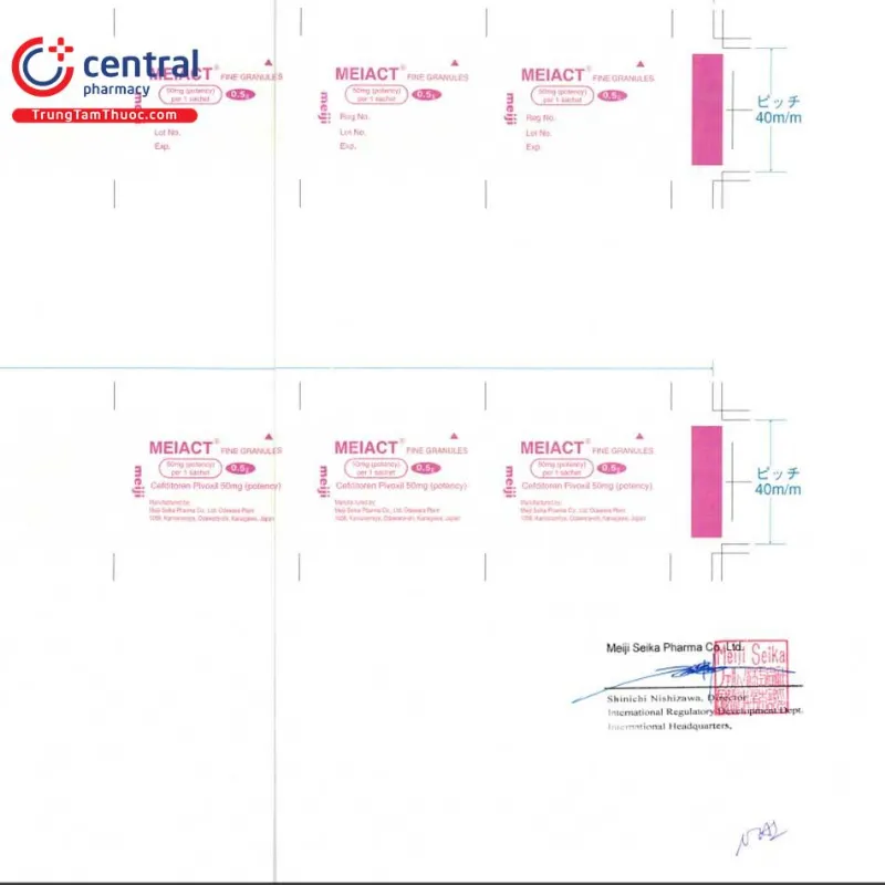 meiact fine granules 50 mg 5 K4758