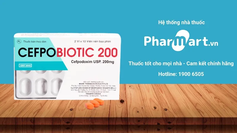 Mua ngay Cefbiotic 200 tại Pharmart.vn