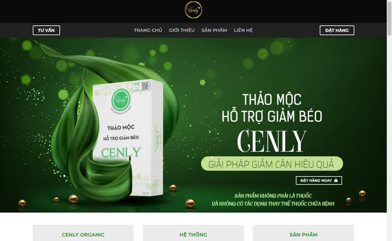 Sản phẩm Thảo mộc hỗ trợ giảm béo Cenly