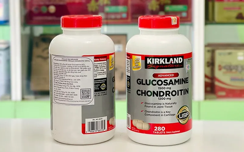 Viên uống Kirkland Glucosamine 1500mg & Chondroitin 1200mg