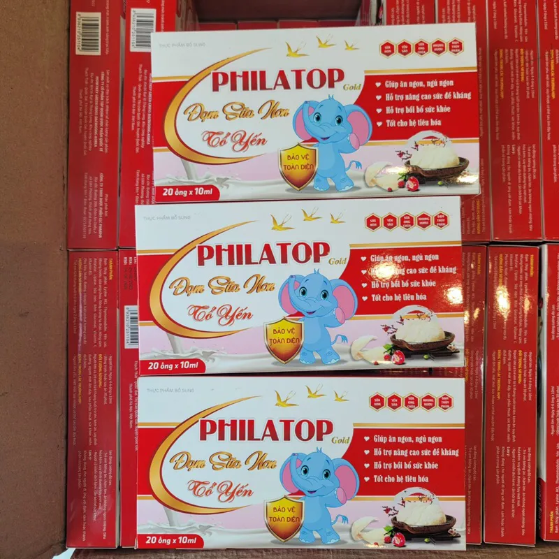 Philatop Đạm Sữa Non Tổ Yến dạng ống